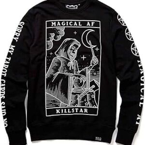 Killstar Black Graphic Sweater